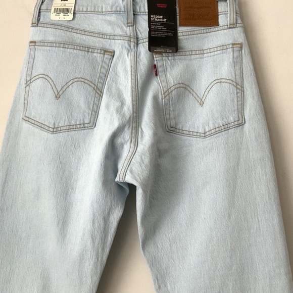 Levi’s Premium Jeans 27 Light Blue Wedgie Straight - Picture 2 of 13
